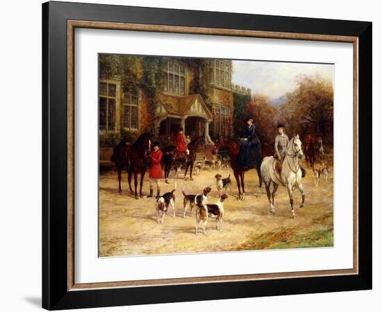 The Meet-Heywood Hardy-Framed Giclee Print