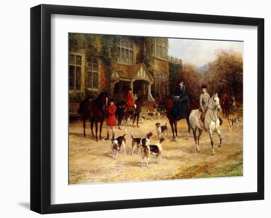 The Meet-Heywood Hardy-Framed Giclee Print