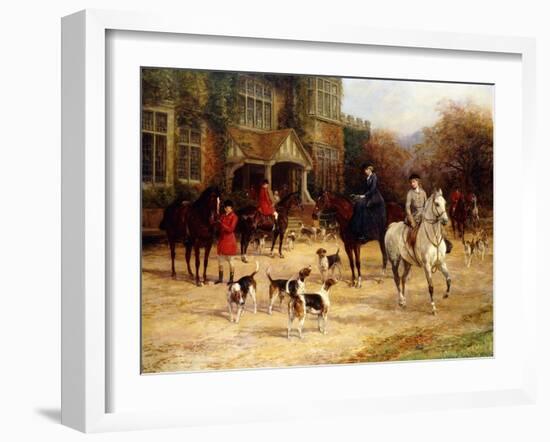 The Meet-Heywood Hardy-Framed Giclee Print