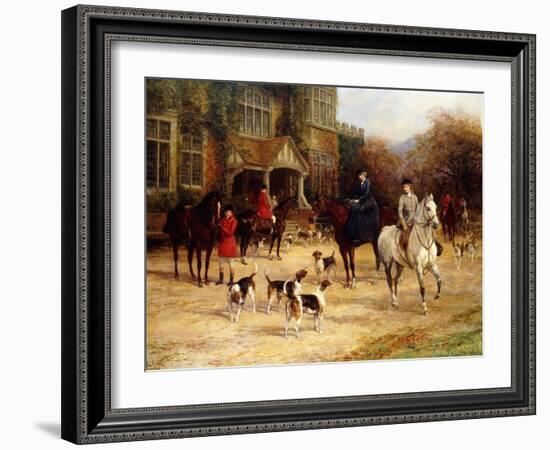 The Meet-Heywood Hardy-Framed Giclee Print