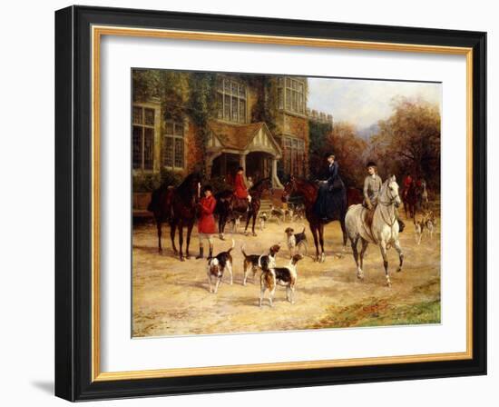 The Meet-Heywood Hardy-Framed Giclee Print