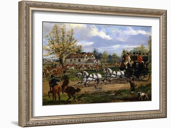 The Meet-Henry Thomas Alken-Framed Giclee Print