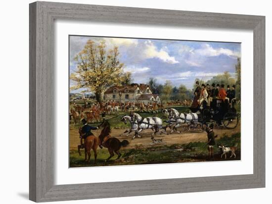 The Meet-Henry Thomas Alken-Framed Giclee Print