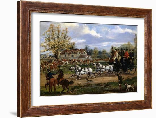 The Meet-Henry Thomas Alken-Framed Giclee Print