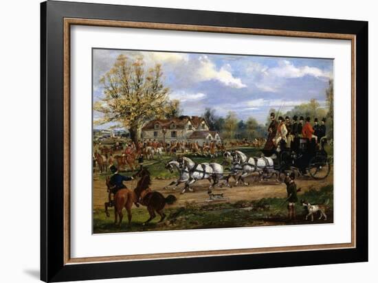 The Meet-Henry Thomas Alken-Framed Giclee Print