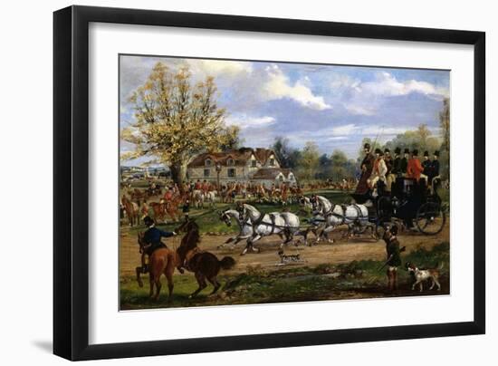 The Meet-Henry Thomas Alken-Framed Giclee Print