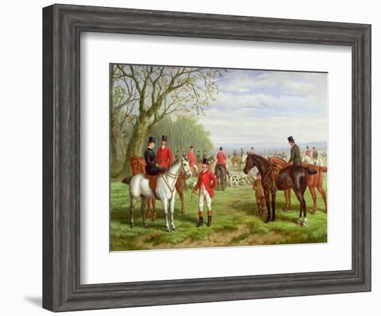 The Meet-Edward Benjamin Herberte-Framed Giclee Print