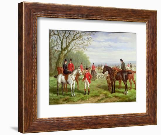 The Meet-Edward Benjamin Herberte-Framed Giclee Print