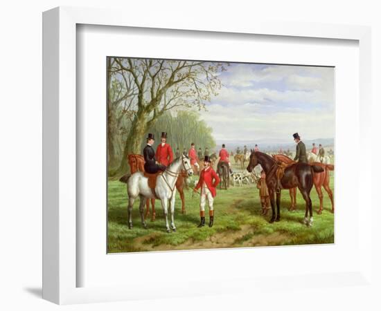 The Meet-Edward Benjamin Herberte-Framed Giclee Print