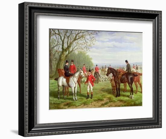 The Meet-Edward Benjamin Herberte-Framed Giclee Print