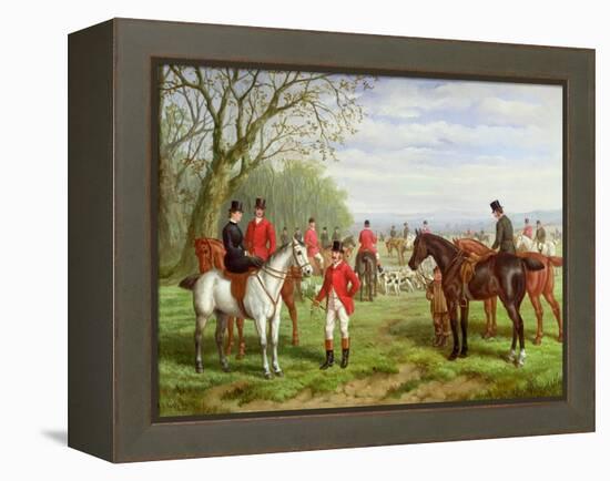 The Meet-Edward Benjamin Herberte-Framed Premier Image Canvas