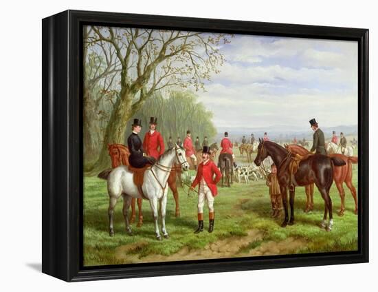 The Meet-Edward Benjamin Herberte-Framed Premier Image Canvas