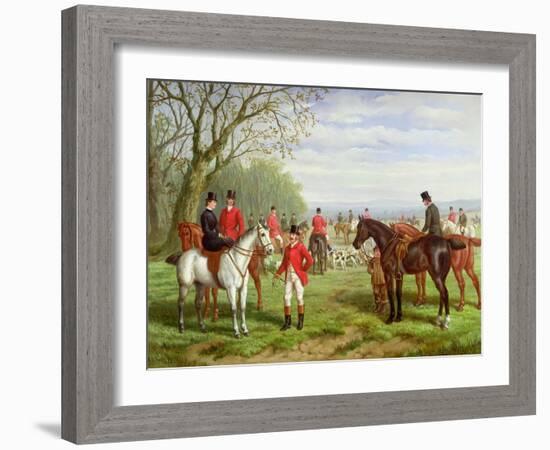 The Meet-Edward Benjamin Herberte-Framed Giclee Print