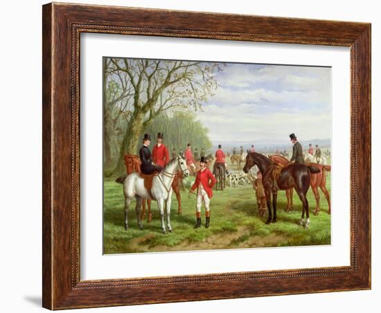 The Meet-Edward Benjamin Herberte-Framed Giclee Print