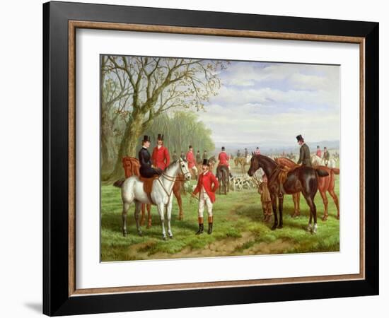 The Meet-Edward Benjamin Herberte-Framed Giclee Print