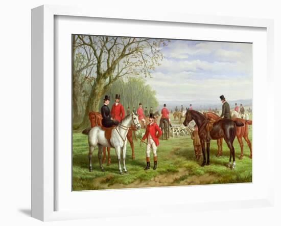 The Meet-Edward Benjamin Herberte-Framed Giclee Print