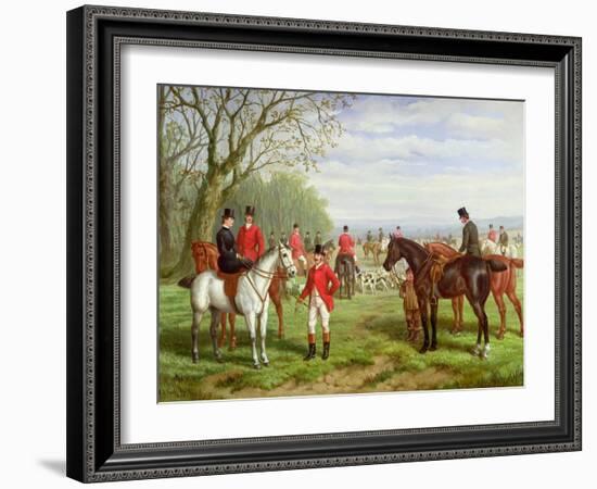 The Meet-Edward Benjamin Herberte-Framed Giclee Print