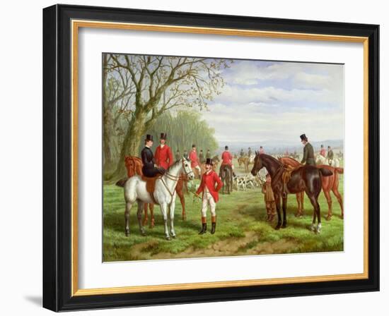 The Meet-Edward Benjamin Herberte-Framed Giclee Print