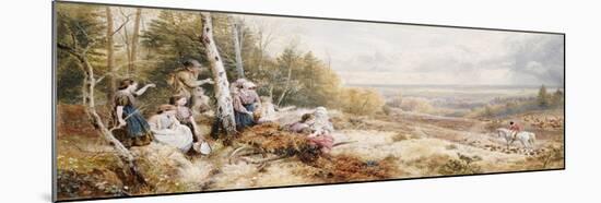 The Meet-Myles Birket Foster-Mounted Giclee Print