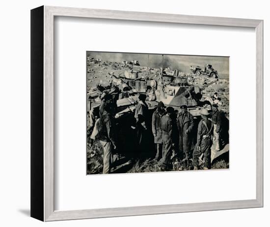 'The Meeting at El Duda. On 26 November the Tobruk garrison took El Duda', 1941-Unknown-Framed Photographic Print