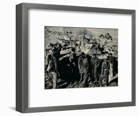 'The Meeting at El Duda. On 26 November the Tobruk garrison took El Duda', 1941-Unknown-Framed Photographic Print