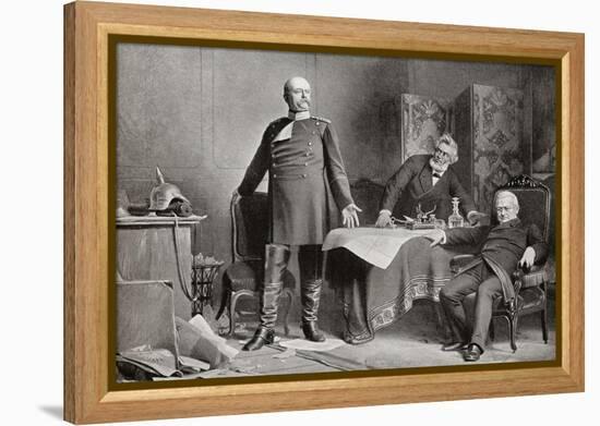 The Meeting Between Otto Von Bismarck-null-Framed Premier Image Canvas