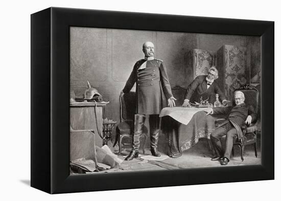 The Meeting Between Otto Von Bismarck-null-Framed Premier Image Canvas