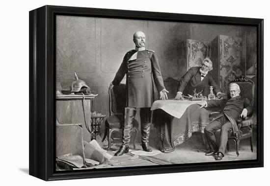 The Meeting Between Otto Von Bismarck-null-Framed Premier Image Canvas