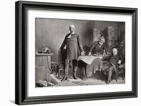 The Meeting Between Otto Von Bismarck-null-Framed Giclee Print