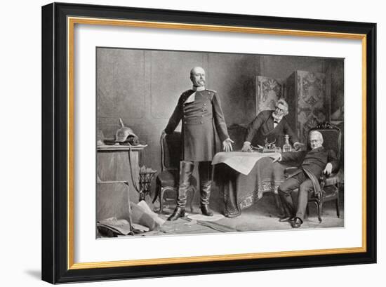 The Meeting Between Otto Von Bismarck-null-Framed Giclee Print