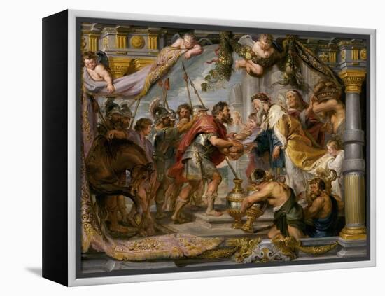 The Meeting of Abraham and Melchizedek, c.1626-Peter Paul Rubens-Framed Premier Image Canvas