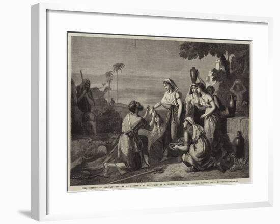 The Meeting of Abraham's Servant with Rebekah at the Well-null-Framed Giclee Print
