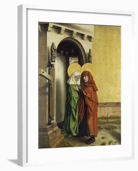 The Meeting of Anna and Joachim at the Golden Gate, C. 1440-Konrad Witz-Framed Giclee Print
