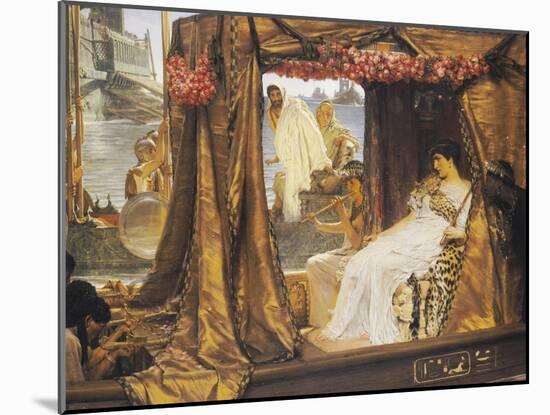 The Meeting of Anthony and Cleopatra, 41 BC-Sir Lawrence Alma-Tadema-Mounted Giclee Print