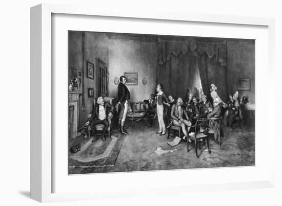 The Meeting of Burns and Scott, C1786-null-Framed Giclee Print