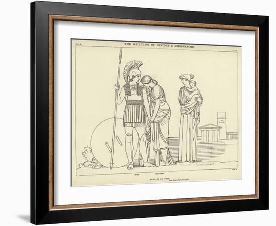 The Meeting of Hector and Andromache-John Flaxman-Framed Giclee Print
