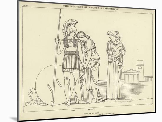 The Meeting of Hector and Andromache-John Flaxman-Mounted Giclee Print