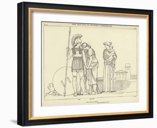 The Meeting of Hector and Andromache-John Flaxman-Framed Giclee Print