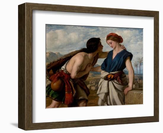 The Meeting of Jacob and Rachel, 1850 (Oil on Canvas)-William Dyce-Framed Giclee Print