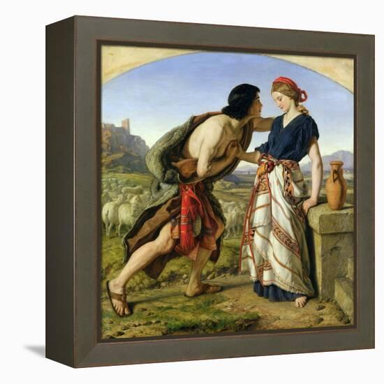 The Meeting of Jacob and Rachel, 1853-William Dyce-Framed Premier Image Canvas