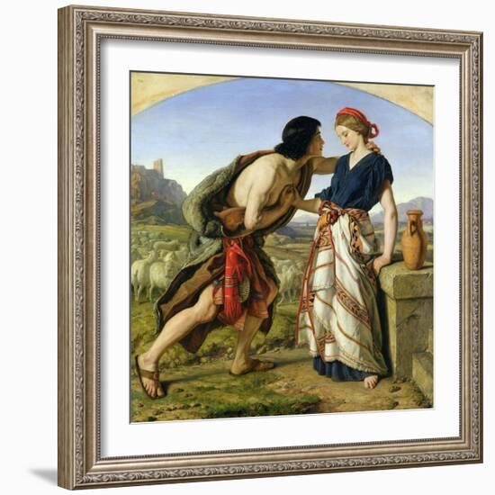 The Meeting of Jacob and Rachel, 1853-William Dyce-Framed Giclee Print