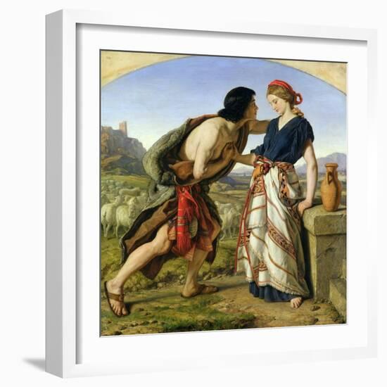 The Meeting of Jacob and Rachel, 1853-William Dyce-Framed Giclee Print