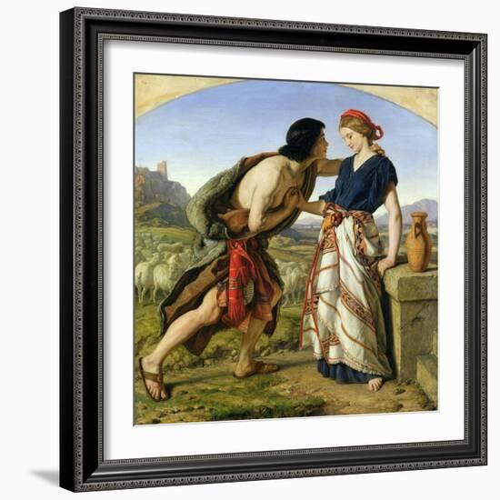 The Meeting of Jacob and Rachel, 1853-William Dyce-Framed Giclee Print