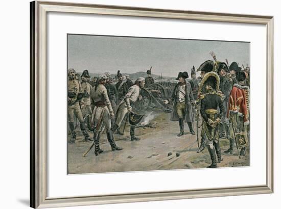 The Meeting of Napoleon and Mack-null-Framed Giclee Print