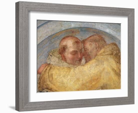 The Meeting of St Francis and St Dominic-Fra Bartolommeo-Framed Giclee Print