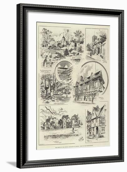 The Meeting of the British Association at Ipswich, Views of the Neighbourhood-null-Framed Giclee Print