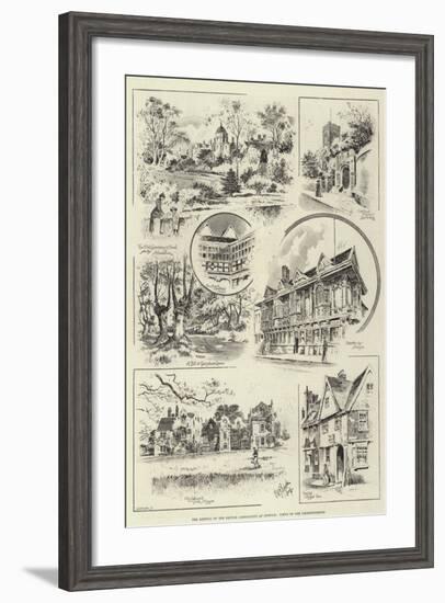 The Meeting of the British Association at Ipswich, Views of the Neighbourhood-null-Framed Giclee Print