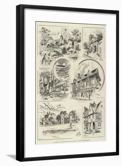 The Meeting of the British Association at Ipswich, Views of the Neighbourhood-null-Framed Giclee Print