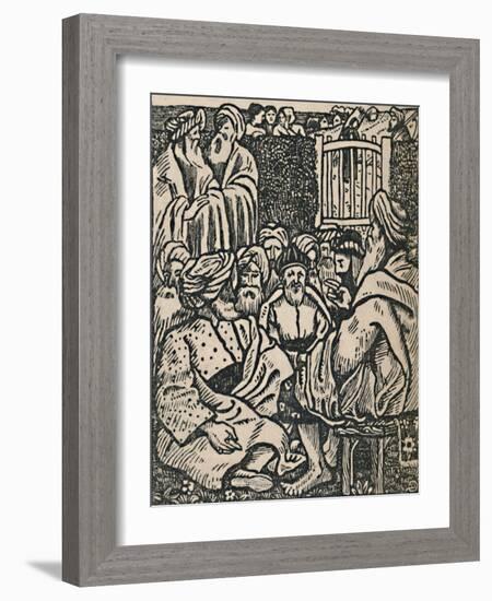 'The Meeting of the Elders', 1919-Lucien Pissarro-Framed Giclee Print