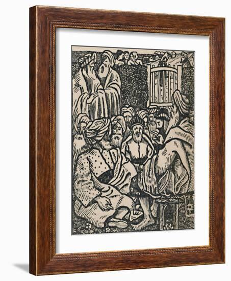 'The Meeting of the Elders', 1919-Lucien Pissarro-Framed Giclee Print